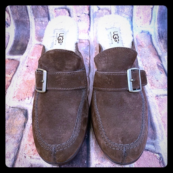 UGG Shoes - Ugg Isabella Mule Heel Slides Brown 7 US EUC